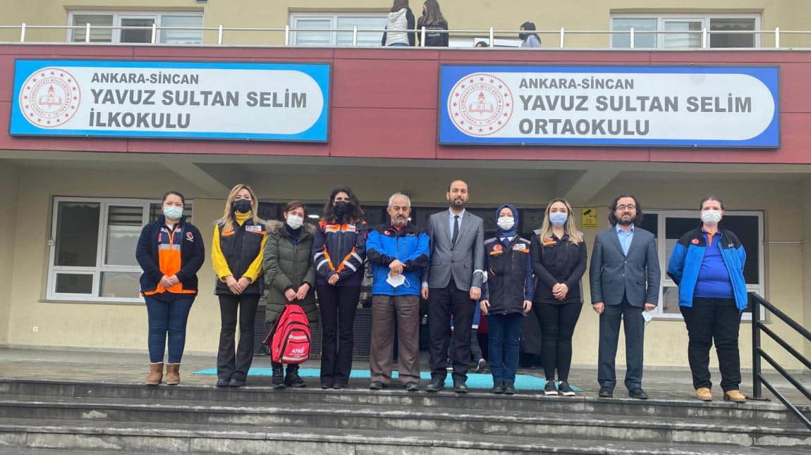 Afad yetkilileri ve Sıncan belediyesi personelimize teşekkür ediyoruz
